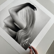 Load image into Gallery viewer, Original Drawing - "Charcoal Artist II"