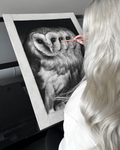 Load image into Gallery viewer, "Echoes" Owl Limited Edition Giclée Fine Art Print