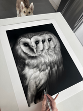 Load image into Gallery viewer, "Echoes" Owl Limited Edition Giclée Fine Art Print